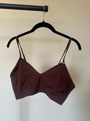 SKIMS Soft Smoothing Seamless Bralette Cocoa Brown BR-BRA-0183 Womens‎ Size 2X thumbnail 2