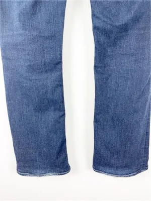 BKE Hazel Curvy Fit Distressed Five Pockets Blue Denim Jeans Size 33L Western thumbnail 12