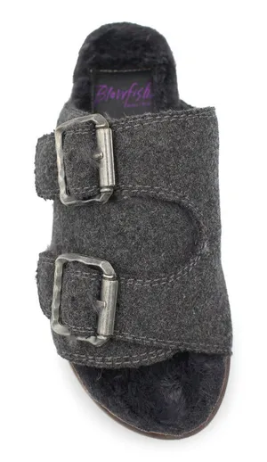 Blowfish Malibu Women’s Feelgoods-SHR Sandal Size 8 Gray 2 Tone Flannel thumbnail 1