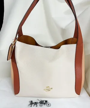 COACH 76088 Hadley hobo in colorblock Chalk Multicolor thumbnail 1