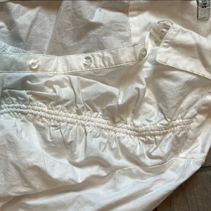 Urban Outfitters White Button Down Shirt Lightweight thumbnail 3