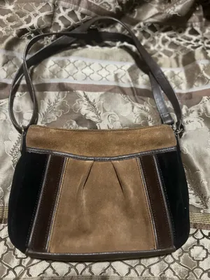 & Other Stories Brown suede purse thumbnail 1