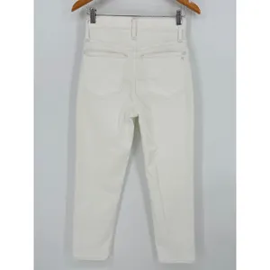 Madewell The Perfect Vintage Jean Womens 24 Tile White‎ Raw Hem High Rise Denim thumbnail 8