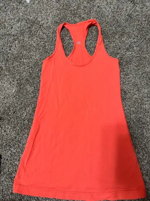 Lululemon Cool Racerback Tank 6 Orange thumbnail 1