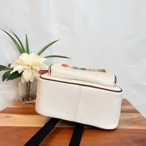 NWT Coach Mini Court‎ Backpack With Rainbow Coach thumbnail 3