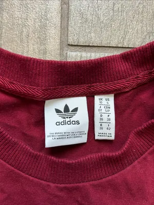 adidas Maroon Midi Dress with White Three Stripes thumbnail 2