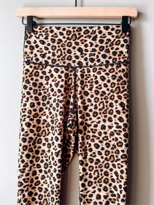 ColorfulKoala Leopard Print Brown and Tan High Rise Leggings Size S thumbnail 3