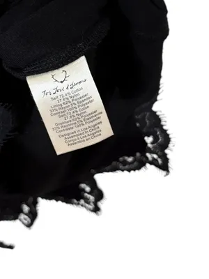 FOR LOVE & LEMONS Noir Mesh Lace Long Sleeve Mini Dress thumbnail 6