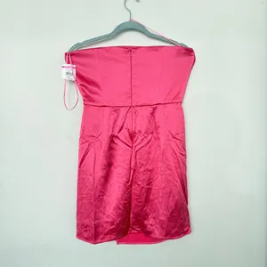 Sau Lee Pria Pink Strapless Mini Dress thumbnail 7