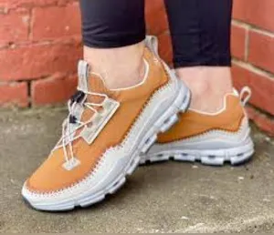 Women’s On cloud Tan Athletic Casual Shoes - Swiss Engineering Detail thumbnail 1