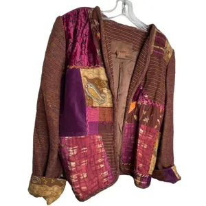 Vintage Patchwork‎ Jacket Size L thumbnail 3