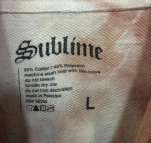 Sublime Sun 1995 Summer Tour Tie Dye Ska Rock Band Hoodie L thumbnail 4
