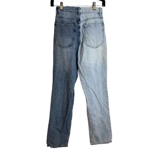 Pacsun Two Toned Straight Leg Jeans Womens Size 24 Button Fly thumbnail 4