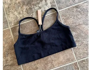 Skims Outdoor Scoop Bralette Onyx Size Medium thumbnail 3