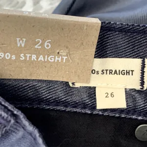 NWT Madewell The '90s Straight Jean in Coated Midnight Blue‎ Foil NN461 thumbnail 11