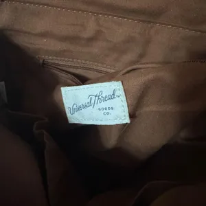 Universal Threads Tan Saddle Purse Like New!! thumbnail 5