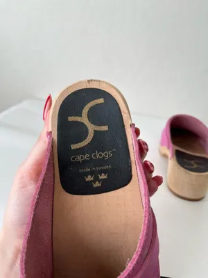 Cape Clog Starburst Colorful Silver Pink Suede European Clogs Size EU 40 US 9 thumbnail 5