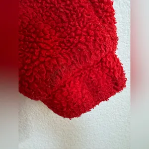 I. Am. Gia Pixie Oversized Teddy Coat Red size Medium Revolve $110 thumbnail 10