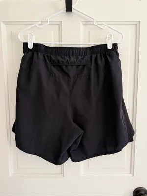 Nike‎ Dri-FIT Women’s Black Running Shorts Brief Lined Size Large thumbnail 3
