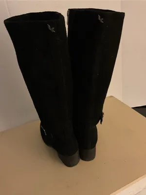 Koolaburra by Ugg women black suede Knee-High Madeley Heeled Boots US 8 thumbnail 8
