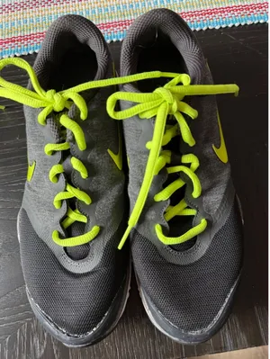 Nike Flex 2014 RN Women Running Shoes Grey Anthracite Volt 653543-200 Size 8 thumbnail 1