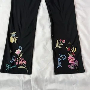 NWT‎ Johnny Was M Embroidered Paris France Leggings Art To Wear Boho Fairycore thumbnail 6