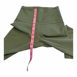 Lululemon Wunder‎ Train High Rise Leggings Everlux Green Size 4 28 Inseam Yoga thumbnail 4