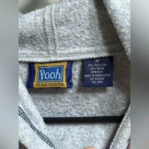 Disney Vtg Y2K Tigger "Mr.Splendiferous" Fleece Embroidered Hoodie Grey/Blue Women's M‎ thumbnail 5