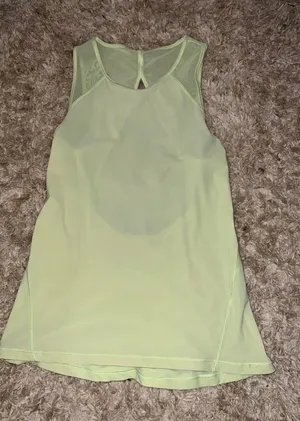 Lululemon Light Yellow  Tank Top thumbnail 1