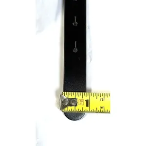 Valentino Garavani Valentino Milano Black Leather Belt with Gold V-Logo Buckle Size S Quiet Luxury thumbnail 9