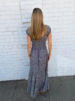 Beautiful Missander paisley print maxi dress - size S/M thumbnail 4