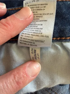 American Eagle Hi-Rise Jegging Dark Wash Stretch Skinny Jeans 12 Long thumbnail 13