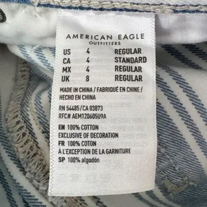 American Eagle AEO Striped Mom Jeans Size 4 Reg. thumbnail 10