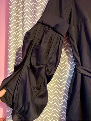 Antonio Melani | Theo Ruffle Black Dress, size 2 thumbnail 5