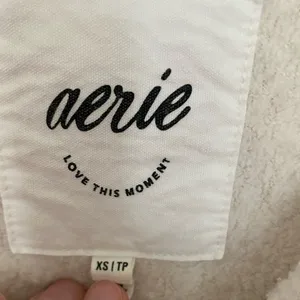 Aerie Hometown Holiday Quarter Zip Sweatshirt Size XS Sherpa Oversized Cozy thumbnail 7