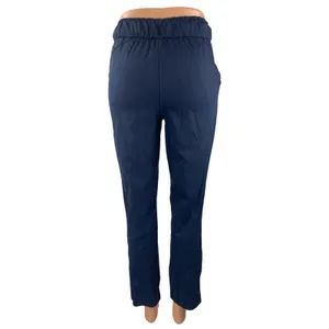 Lululemon Women's Blue High Rise Yoga Athletic Activewear Track Trousers Pants 0 thumbnail 4
