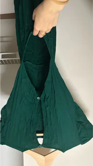 Green Reformation Open Back Midi Dress  thumbnail 2