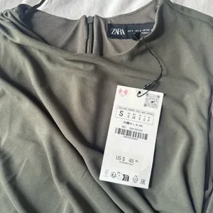 Zara Ruched High-Neck Dress thumbnail 5