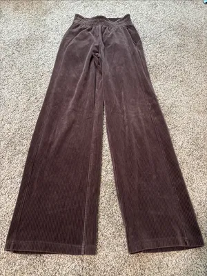 Lululemon Scuba Mid-Rise Wide-Leg Pant *Velvet Cord size 0 thumbnail 2