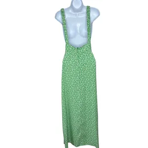ASOS Plunge Maxi Dress in a Green Based Ditsy Floral Print - Size 10 thumbnail 4