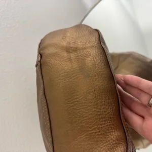 Vintage Y2K Metallic Copper Brown Studded Slouchy Hobo Shoulder Bag thumbnail 8