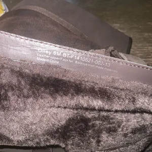BareTraps Brown Over the Knee Brown Suede Fur Lined Wedge Boots Side Zipper 6M thumbnail 14
