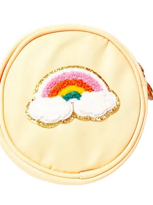 Stoney Clover Lane x Target Orange Rainbow Round Full Zip Pouch thumbnail 1