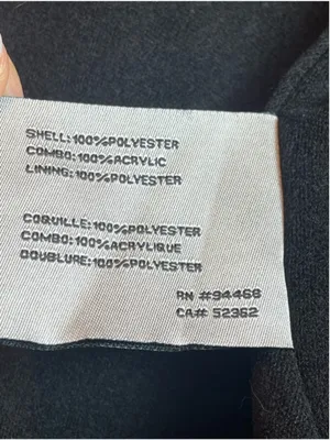 ABS Silver Label Black Grey Leopard Print Belted Trench Coat Jacket XS Statement thumbnail 13