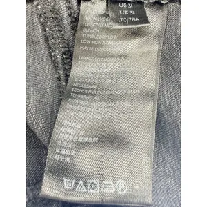 Free People "We The Free" Black Skinny Jeans Decorative Seams Size 31 EUC!! thumbnail 4