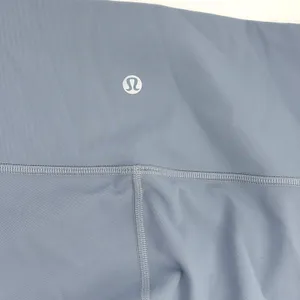 Lululemon High Rise Upcyled Tie Dye Blue White Biker Short Sz‎ 6 *Read* thumbnail 4