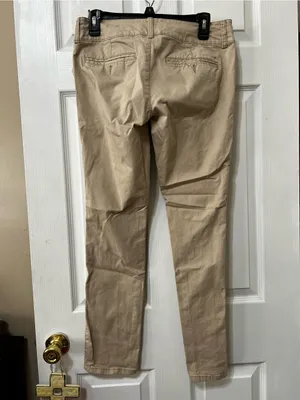 American Eagle Outfitters Women's Skinny Pants in Khaki Tan thumbnail 3