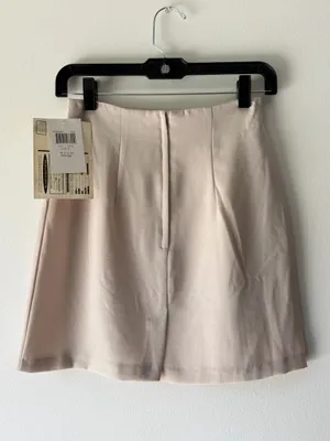 Rampage Deadstock Vintage Cream Mini Skirt thumbnail 3