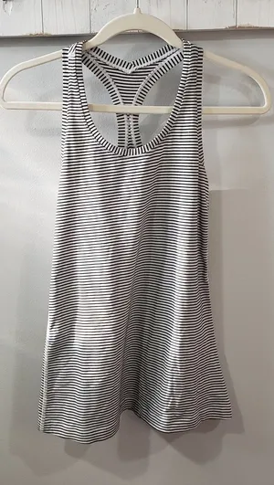 Lululemon Cool Racerback II Hyper Stripe Tank No Size Tag thumbnail 1