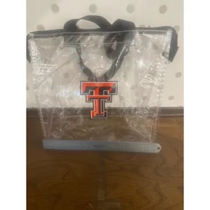 Texas Tech Red Raiders Clear Stadium Tote Bag Zippered 12x12x6 NCAA Gameday thumbnail 5